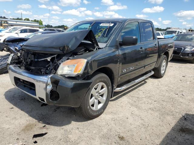 1N6BA07D78N340126 - 2008 NISSAN TITAN XE BLACK photo 1