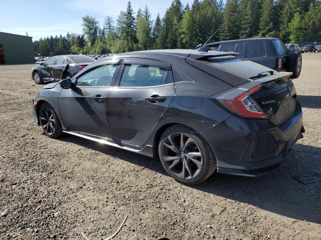 SHHFK7H98JU406089 - 2018 HONDA CIVIC SPORT TOURING BLACK photo 2