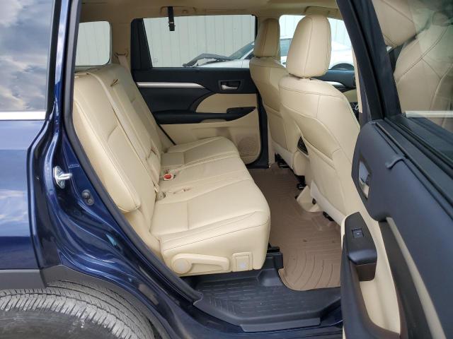 5TDKKRFH2GS181761 - 2016 TOYOTA HIGHLANDER XLE BLUE photo 11