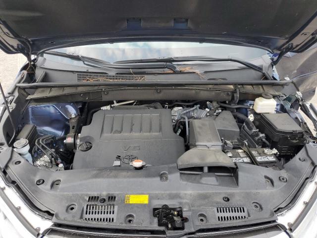 5TDKKRFH2GS181761 - 2016 TOYOTA HIGHLANDER XLE BLUE photo 12