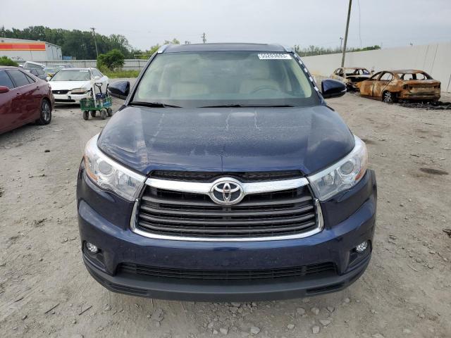 5TDKKRFH2GS181761 - 2016 TOYOTA HIGHLANDER XLE BLUE photo 5