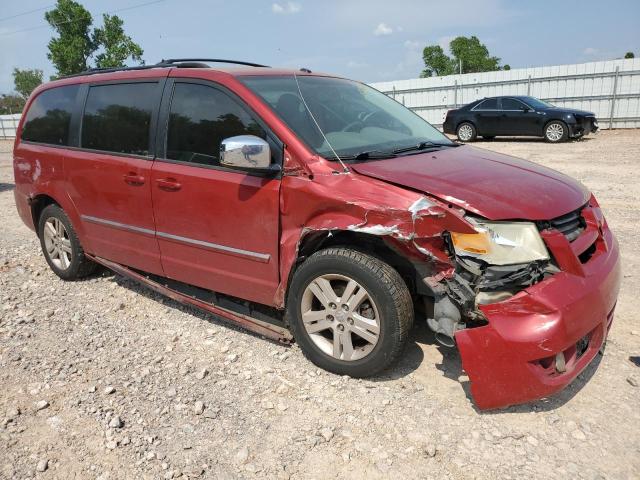 2D8HN54X88R109771 - 2008 DODGE CARAVAN SXT RED photo 4