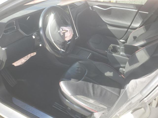 5YJSA1H11EFP61721 - 2014 TESLA MODEL S 白色 照片 7