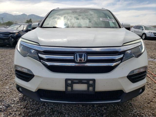 5FNYF6H04HB032407 - 2017 HONDA PILOT ELITE WHITE photo 5