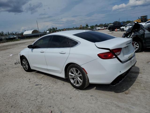 1C3CCCAB6FN724068 - 2015 CHRYSLER 200 LIMITED WHITE photo 2