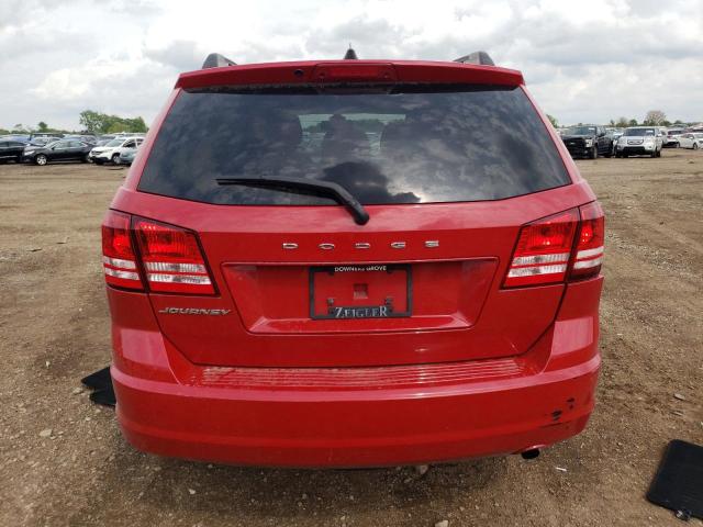 3C4PDCAB0JT529862 - 2018 DODGE JOURNEY SE RED photo 6