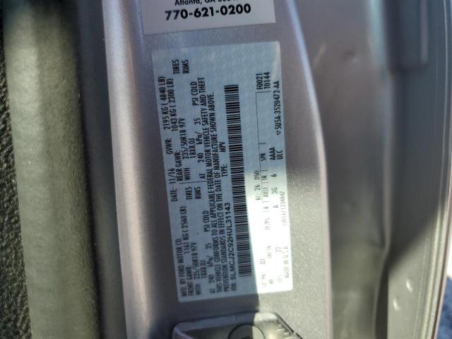 5LMCJ2C92HUL31143 - 2017 LINCOLN MKC SELECT SILVER photo 13