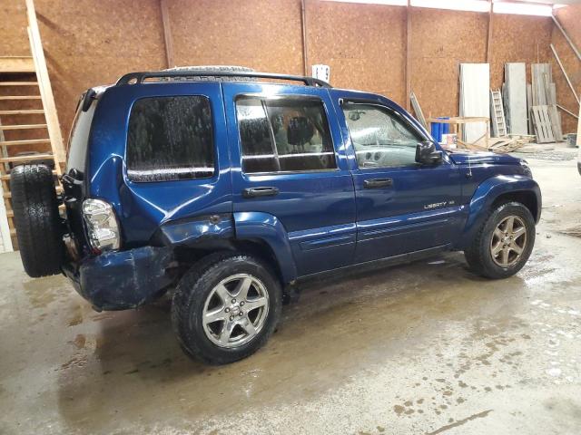 1J4GL58K23W720226 - 2003 JEEP LIBERTY LIMITED BLUE photo 3