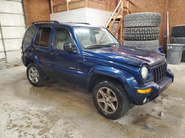 1J4GL58K23W720226 - 2003 JEEP LIBERTY LIMITED BLUE photo 4