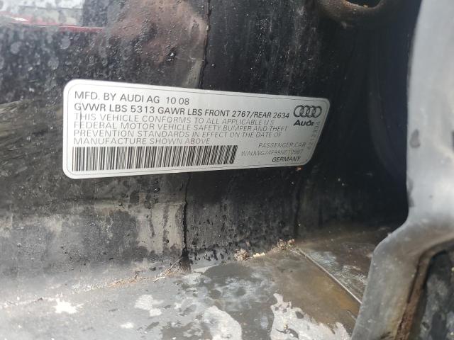 WAUWG74F99N010987 - 2009 AUDI A6 PRESTIGE შავი ფოტო 12