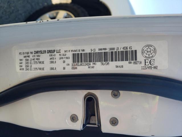 3C6UR5DJ0EG124934 - 2014 RAM 2500 SLT თეთრი ფოტო 12