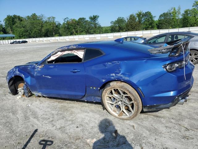 1G1FK1R64K0114659 - 2019 CHEVROLET CAMARO ZL1 BLUE photo 2