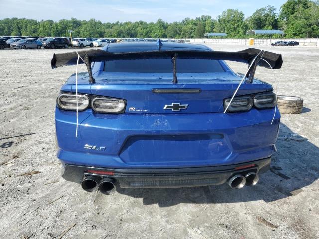 1G1FK1R64K0114659 - 2019 CHEVROLET CAMARO ZL1 BLUE photo 6