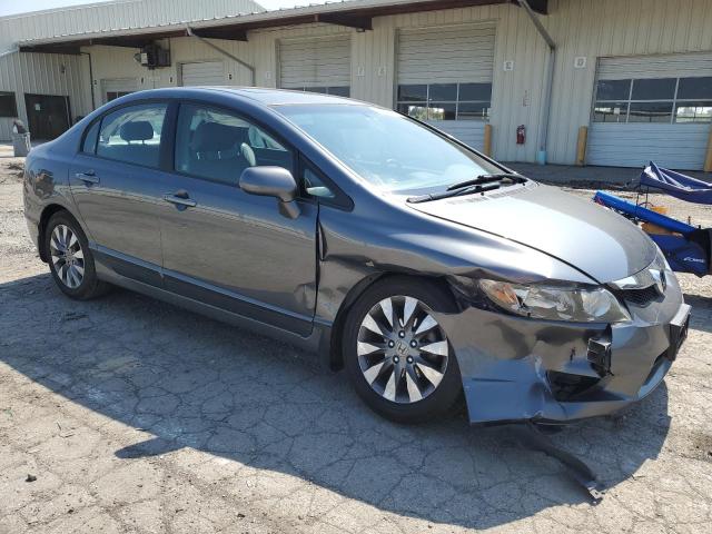 19XFA1F95AE052252 - 2010 HONDA CIVIC EXL ნაცრისფერი ფოტო 4
