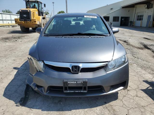 19XFA1F95AE052252 - 2010 HONDA CIVIC EXL ნაცრისფერი ფოტო 5