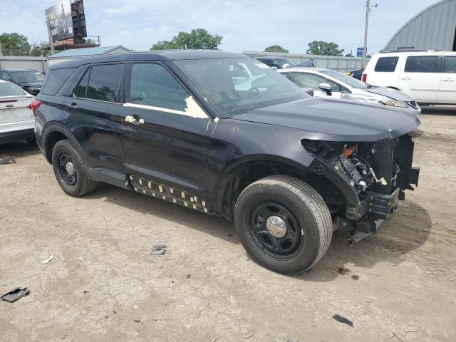1FM5K8AW0PNA10005 - 2023 FORD EXPLORER POLICE INTERCEPTOR Siyah fotoğraf 4