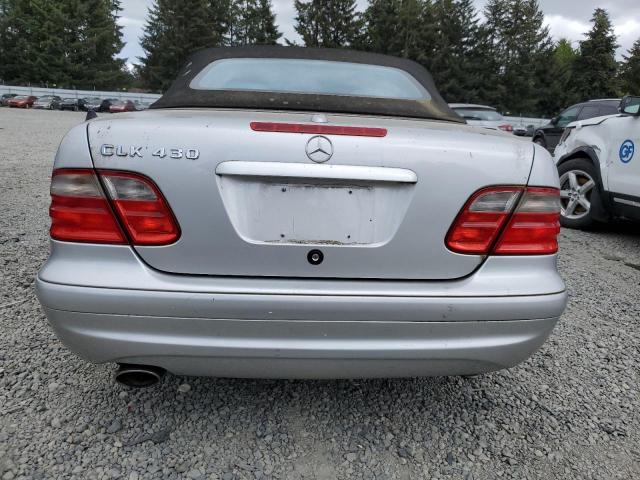 WDBLK70G12T110164 - 2002 MERCEDES-BENZ CLK 430 SILVER photo 6