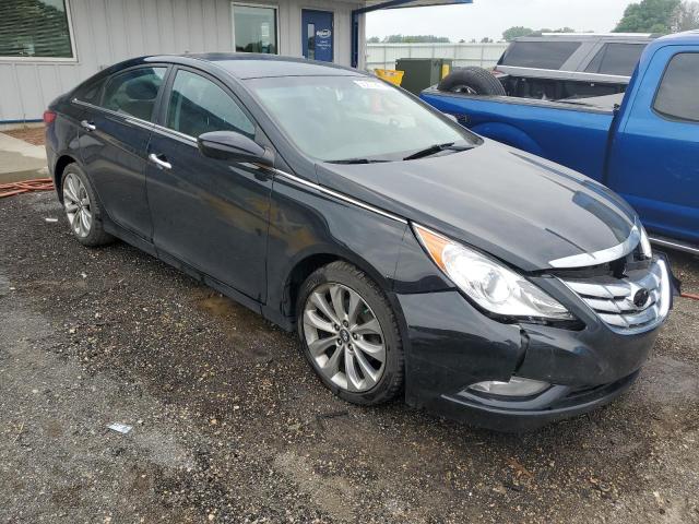 5NPEC4AB4BH317953 - 2011 HYUNDAI SONATA SE BLACK photo 4