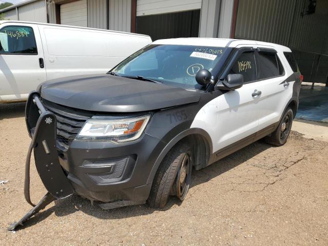 1FM5K8ARXHGC07165 - 2017 FORD EXPLORER POLICE INTERCEPTOR BLACK photo 1