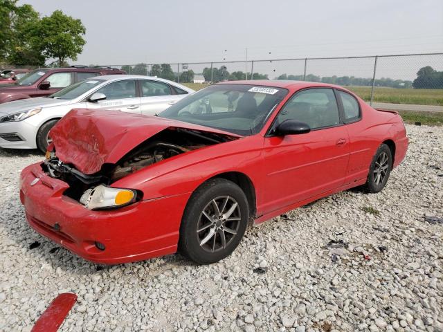 2G1WX12K839293224 - 2003 CHEVROLET MONTE CARL SS RED photo 1
