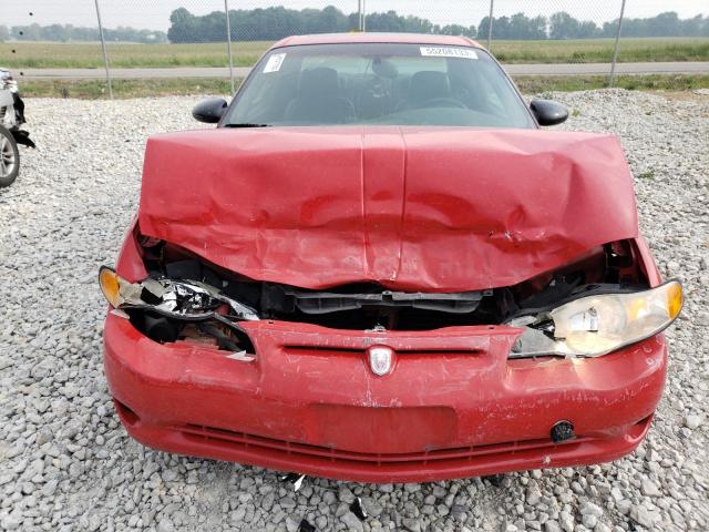 2G1WX12K839293224 - 2003 CHEVROLET MONTE CARL SS RED photo 5