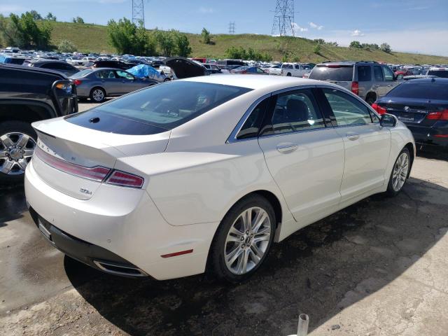 3LN6L2LU1ER812387 - 2014 LINCOLN MKZ HYBRID WHITE photo 3