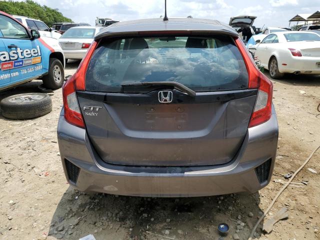 3HGGK5H50FM750124 - 2015 HONDA FIT LX GRAY photo 6