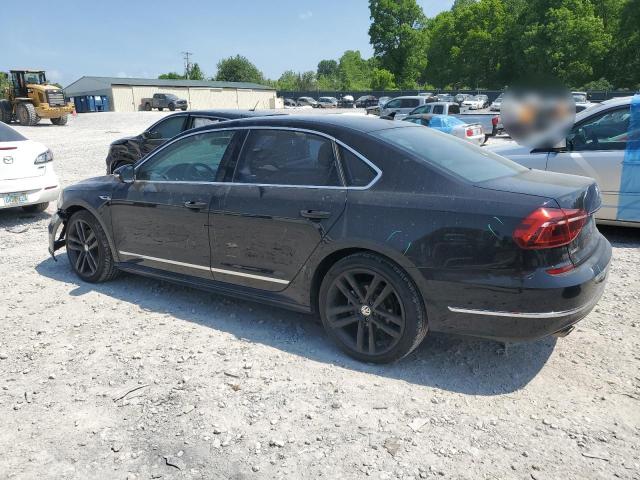 1VWDT7A36HC010307 - 2017 VOLKSWAGEN PASSAT R-LINE Schwarz Foto 2