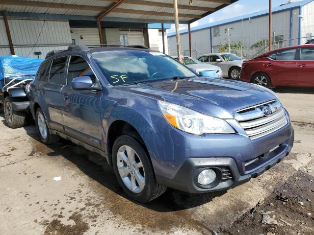 4S4BRBCC9D3233553 - 2013 SUBARU OUTBACK 2.5I PREMIUM BLUE photo 1