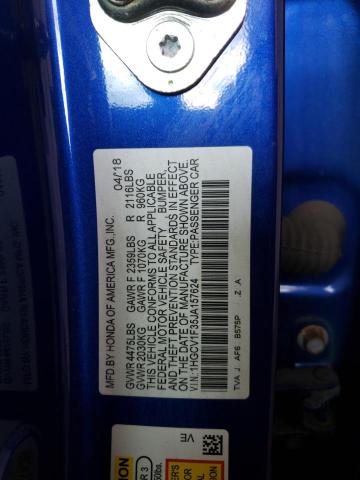 1HGCV1F35JA157624 - 2018 HONDA ACCORD SPORT Синій фото 13