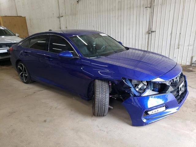 1HGCV1F35JA157624 - 2018 HONDA ACCORD SPORT Синій фото 4