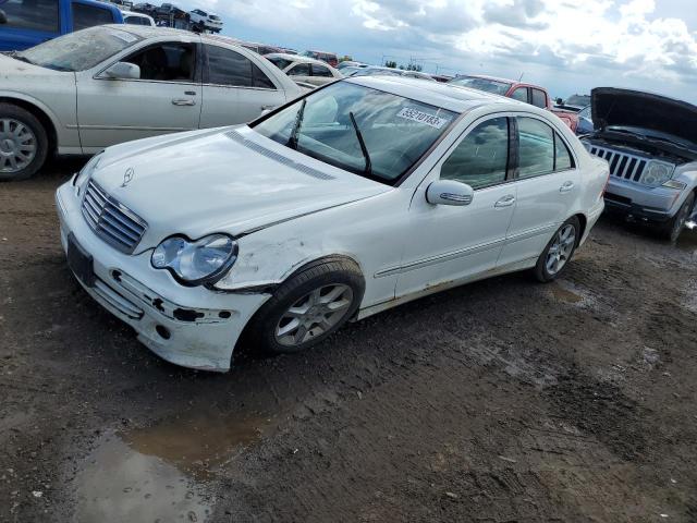 WDBRF92H57F869227 - 2007 MERCEDES-BENZ C 280 4MATIC WHITE photo 1