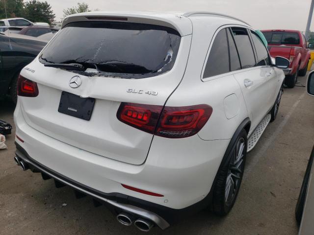 WDC0G6EB3LF754031 - 2020 MERCEDES-BENZ GLC 43 4MATIC AMG WHITE photo 3