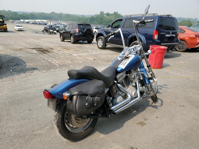 1HD1BVB105Y025831 - 2005 HARLEY-DAVIDSON FXSTI BLUE photo 4