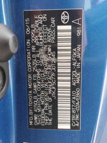 JTKJF5C77FJ012845 - 2015 TOYOTA SCION TC Mavi foto 12