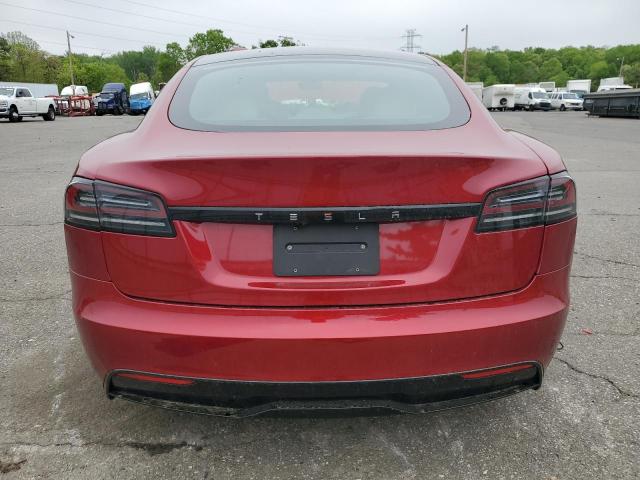 5YJSA1E54RF542748 - 2024 TESLA MODEL S RED photo 6