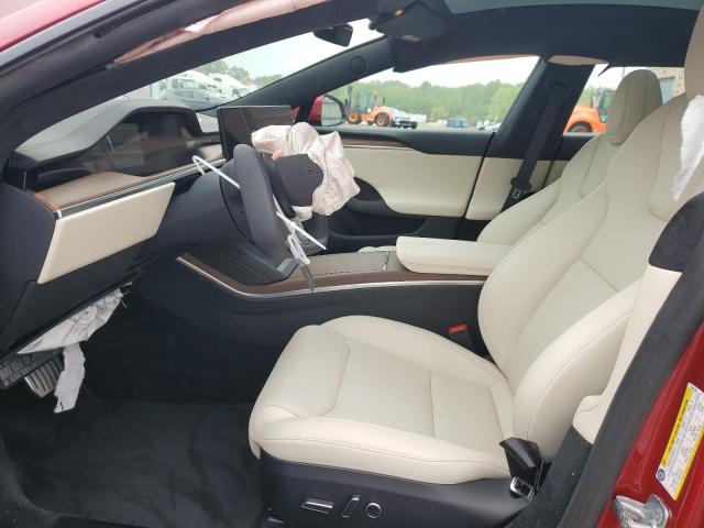 5YJSA1E54RF542748 - 2024 TESLA MODEL S RED photo 7