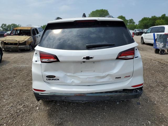 3GNAXWEG9PS152734 - 2023 CHEVROLET EQUINOX RS WHITE photo 6