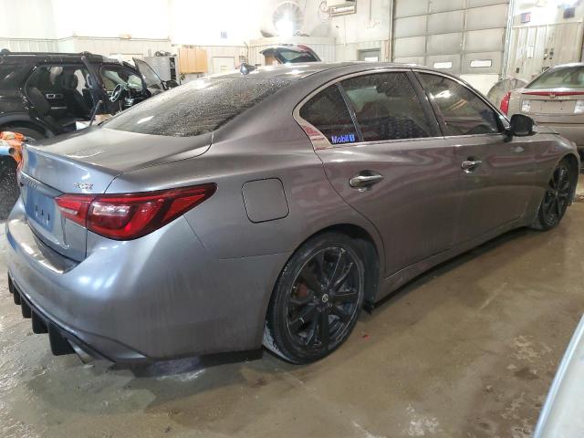 JN1EV7APXJM358019 - 2018 INFINITI Q50 LUXE GRAY photo 3