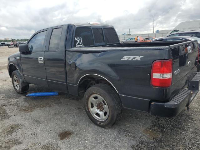 1FTRX12W15KC46254 - 2005 FORD F150 BLACK photo 2