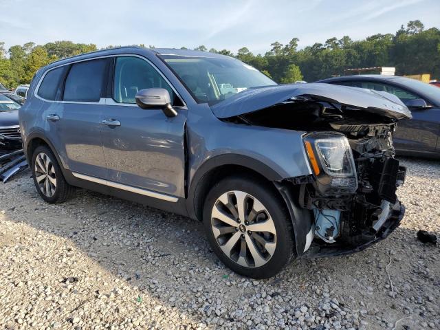 5XYP64HC1MG166398 - 2021 KIA TELLURIDE S GRAY photo 4