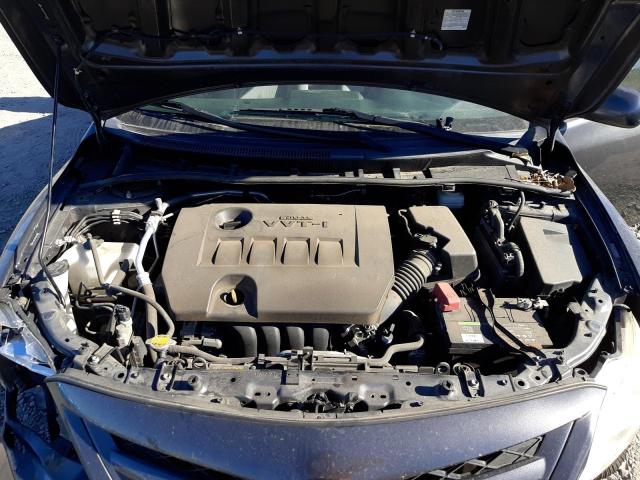 JTDBU4EE1B9160881 - 2011 TOYOTA COROLLA BASE GRAY photo 7