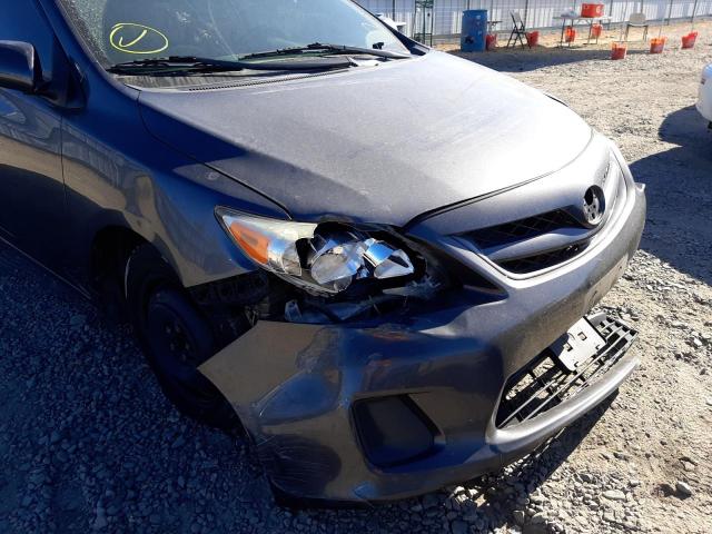 JTDBU4EE1B9160881 - 2011 TOYOTA COROLLA BASE GRAY photo 9