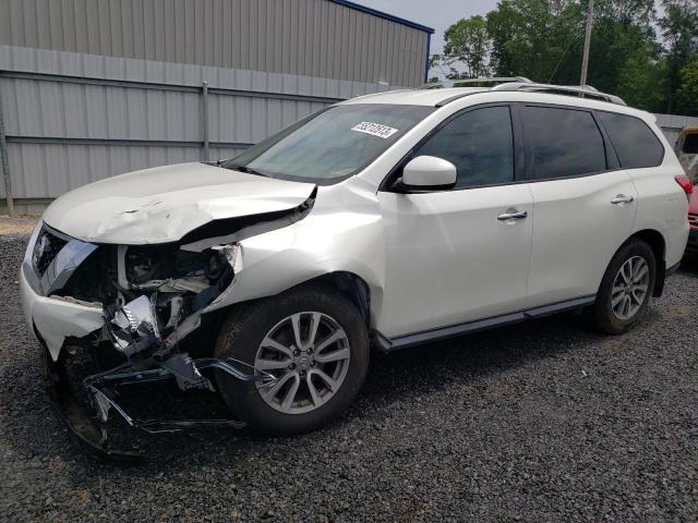 5N1AR2MN4FC710260 - 2015 NISSAN PATHFINDER S WHITE photo 1