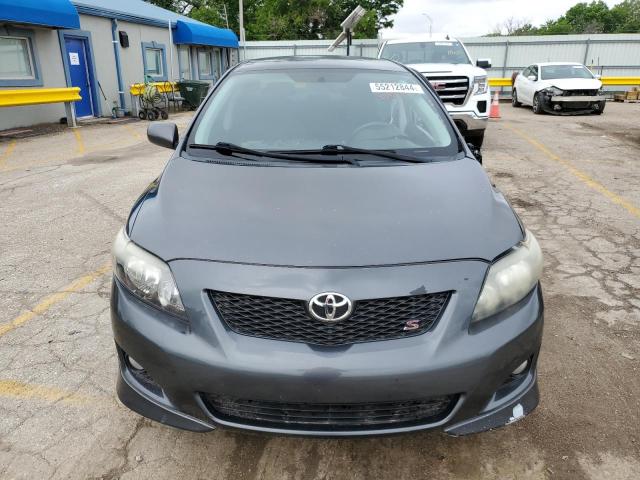 1NXBU40E19Z058376 - 2009 TOYOTA COROLLA BASE CHARCOAL photo 5