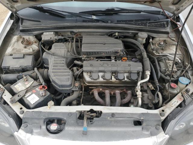 1HGEM22992L819402 - 2002 HONDA CIVIC EX SILVER photo 11