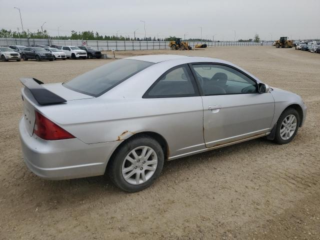 1HGEM22992L819402 - 2002 HONDA CIVIC EX SILVER photo 3