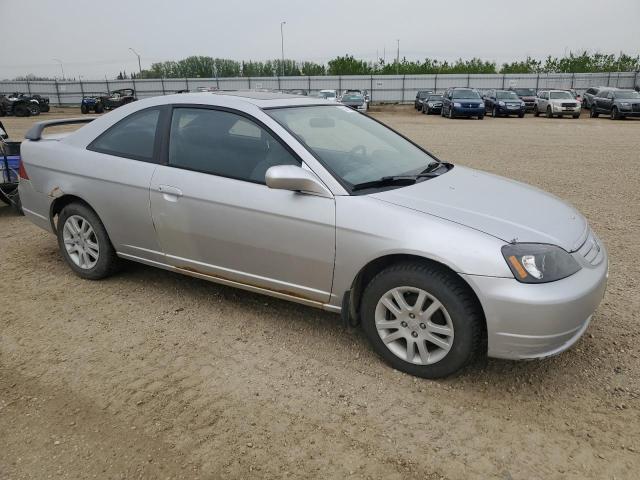 1HGEM22992L819402 - 2002 HONDA CIVIC EX SILVER photo 4