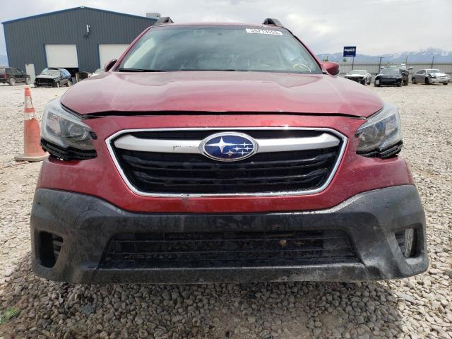 4S4BTACC4N3202921 - 2022 SUBARU OUTBACK PREMIUM BURGUNDY photo 5