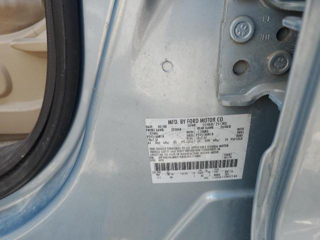 2FMDK48C18BA63180 - 2008 FORD EDGE SEL BLUE photo 13